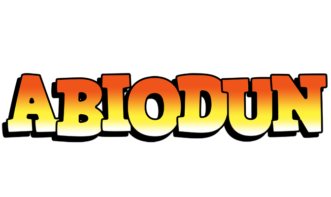 Abiodun sunset logo