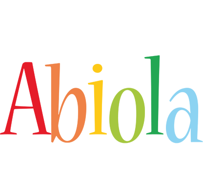 Abiola birthday logo