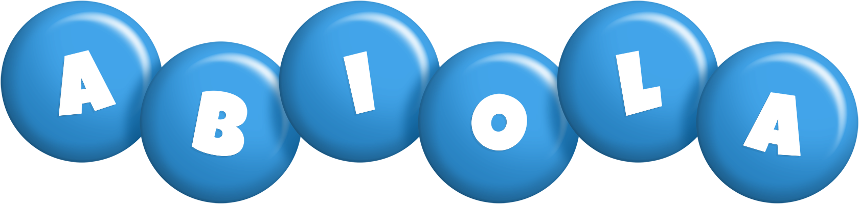 Abiola candy-blue logo
