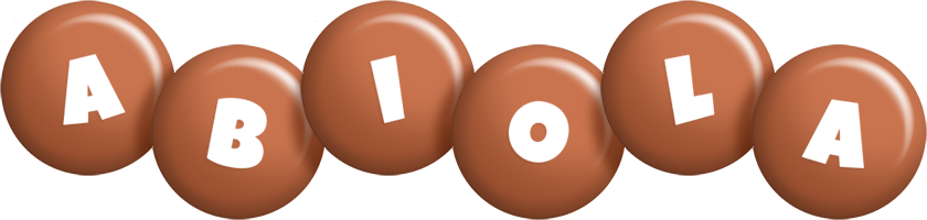 Abiola candy-brown logo