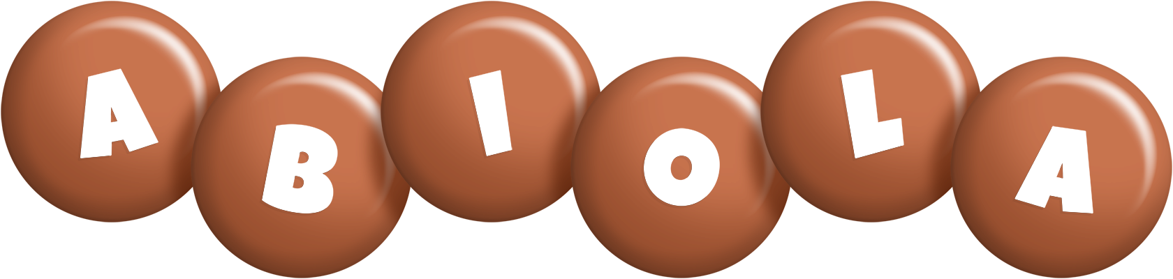 Abiola candy-brown logo