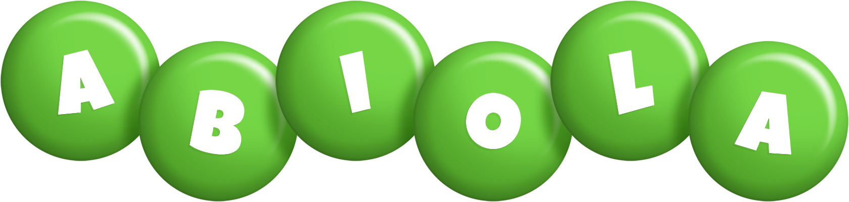 Abiola candy-green logo