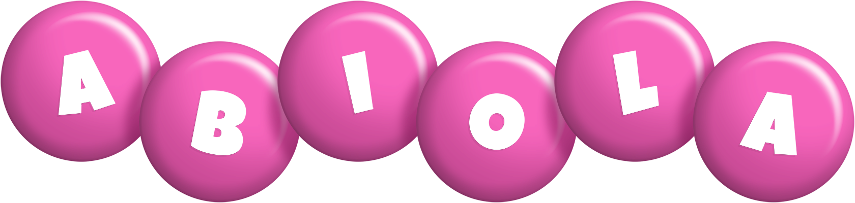 Abiola candy-pink logo
