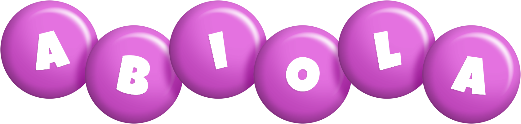 Abiola candy-purple logo