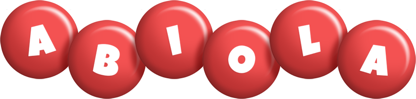 Abiola candy-red logo