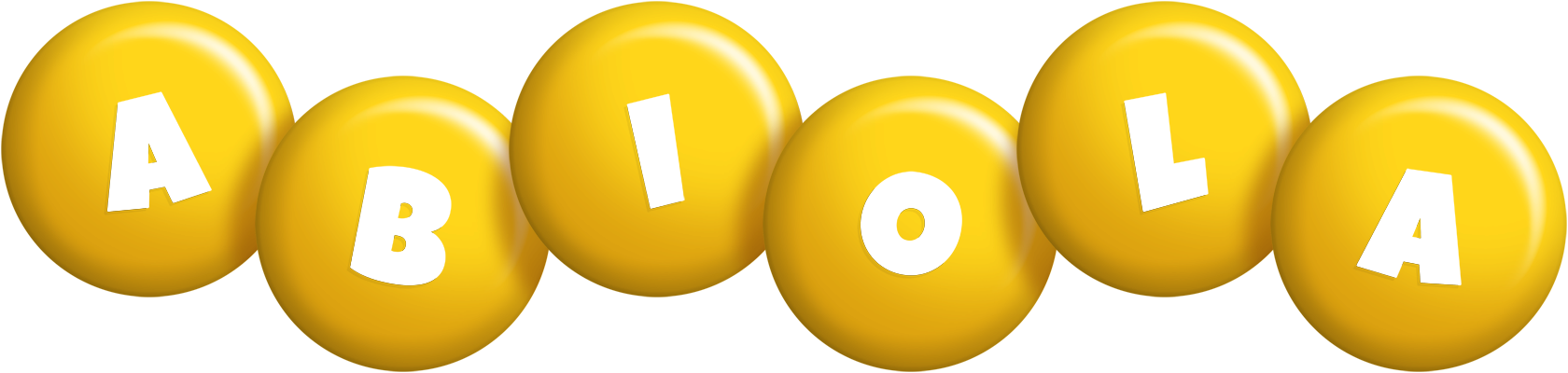 Abiola candy-yellow logo