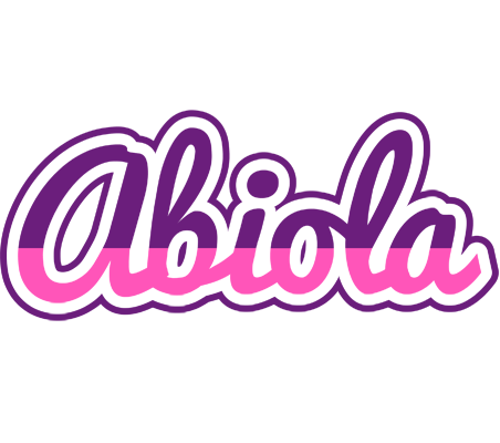 Abiola cheerful logo