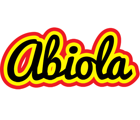 Abiola flaming logo