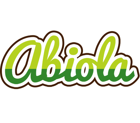 Abiola golfing logo