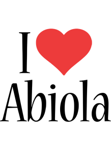 Abiola i-love logo