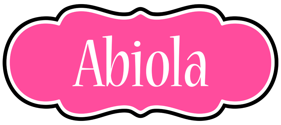 Abiola invitation logo