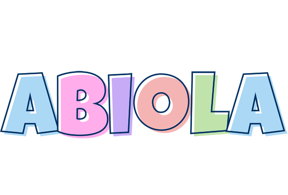 Abiola pastel logo