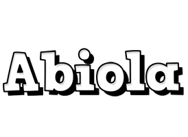 Abiola snowing logo