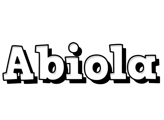 Abiola snowing logo