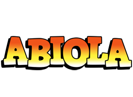 Abiola sunset logo