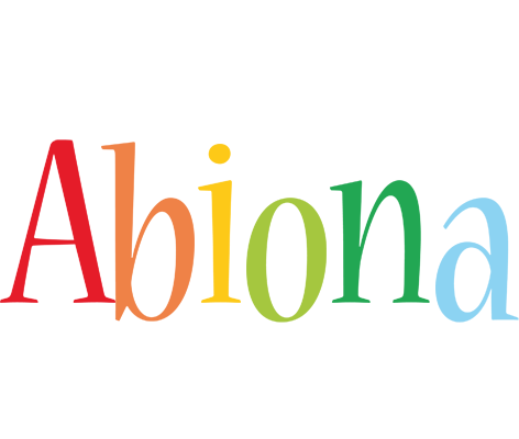 Abiona birthday logo