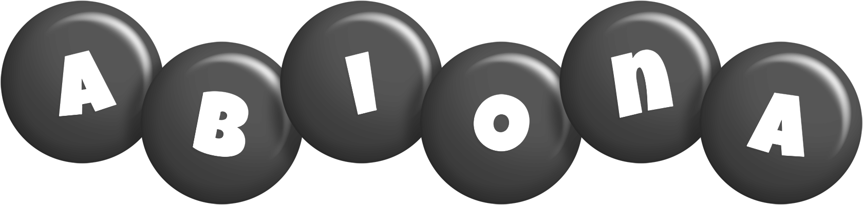 Abiona candy-black logo