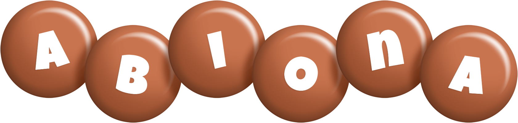 Abiona candy-brown logo
