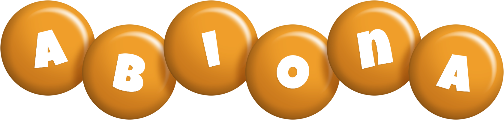 Abiona candy-orange logo