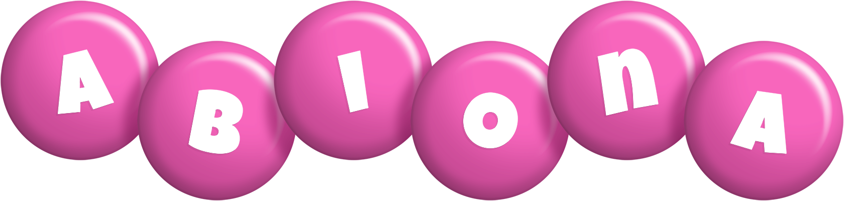 Abiona candy-pink logo