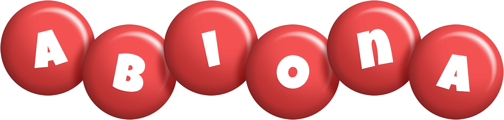 Abiona candy-red logo
