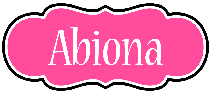 Abiona invitation logo
