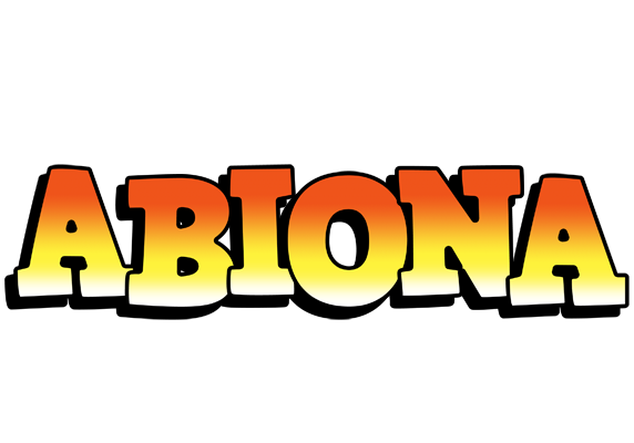 Abiona sunset logo