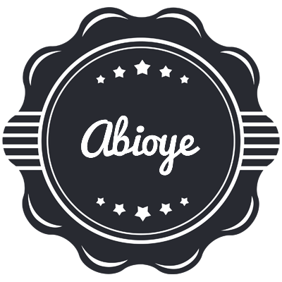 Abioye badge logo