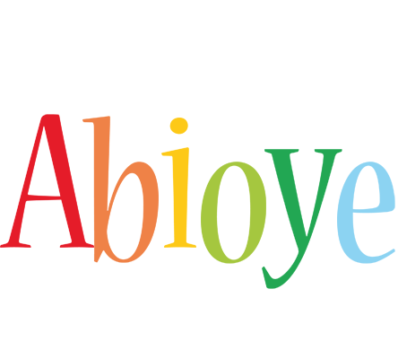 Abioye birthday logo