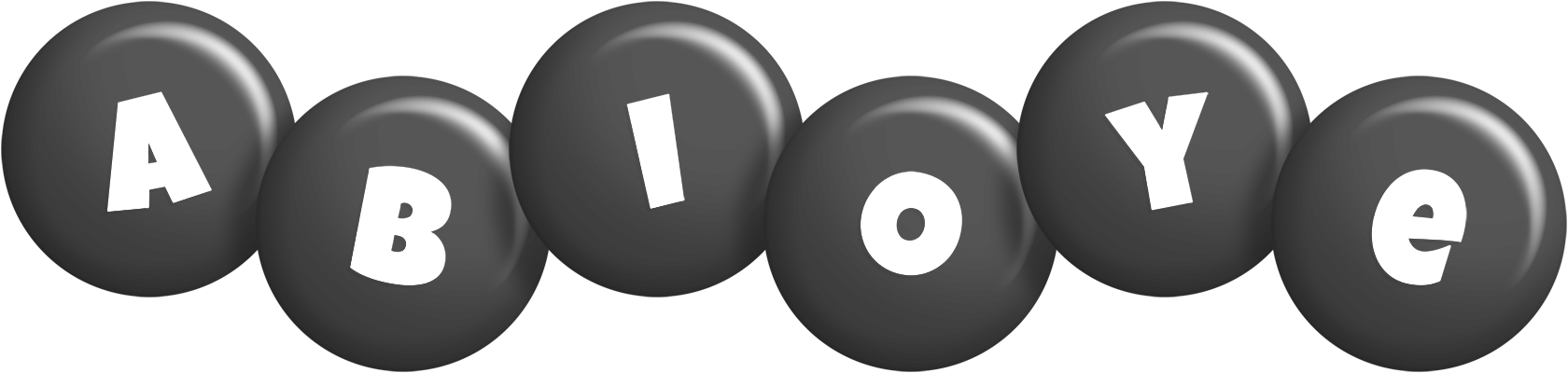 Abioye candy-black logo