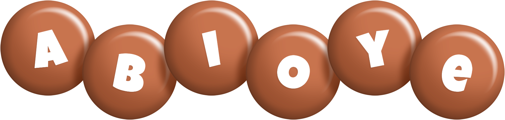 Abioye candy-brown logo