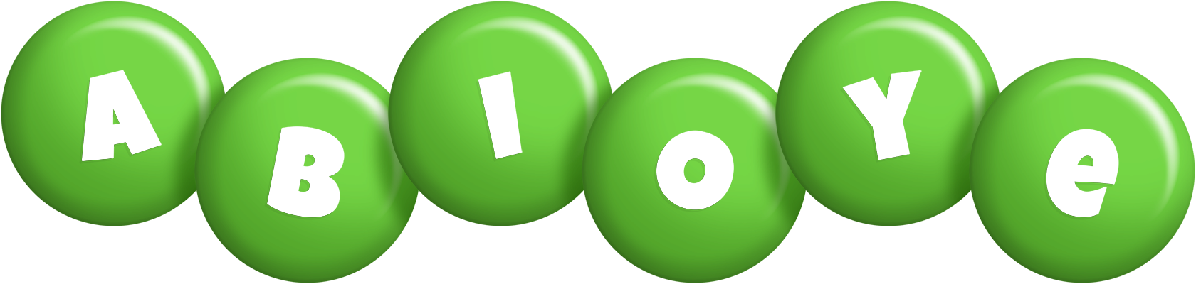 Abioye candy-green logo
