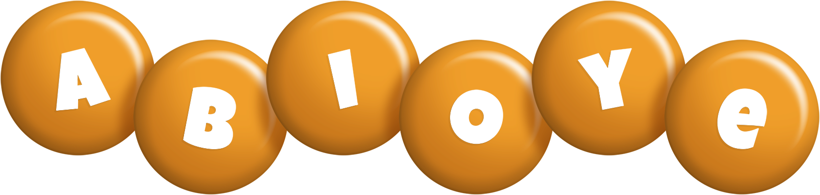 Abioye candy-orange logo