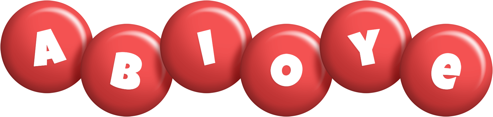 Abioye candy-red logo