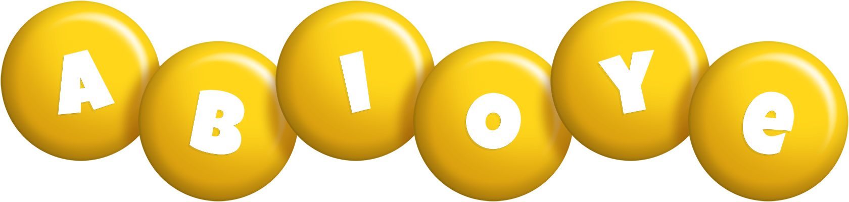 Abioye candy-yellow logo
