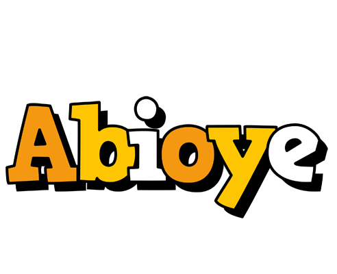 Abioye cartoon logo