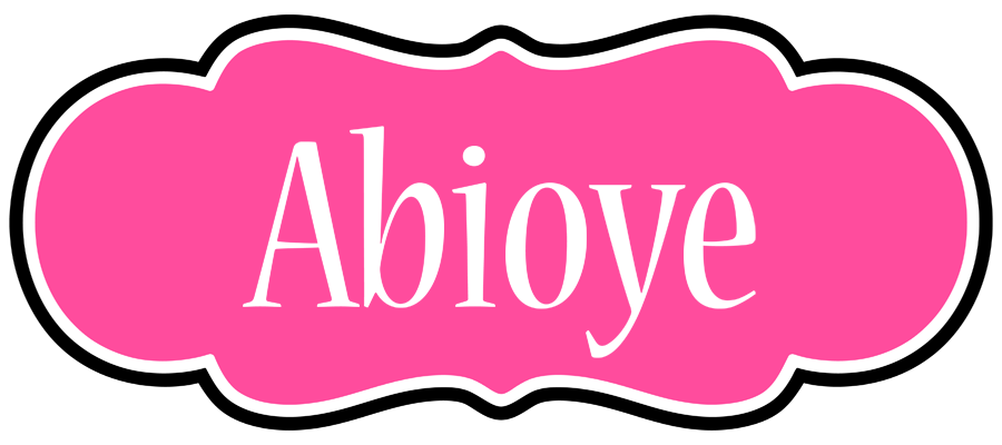 Abioye invitation logo