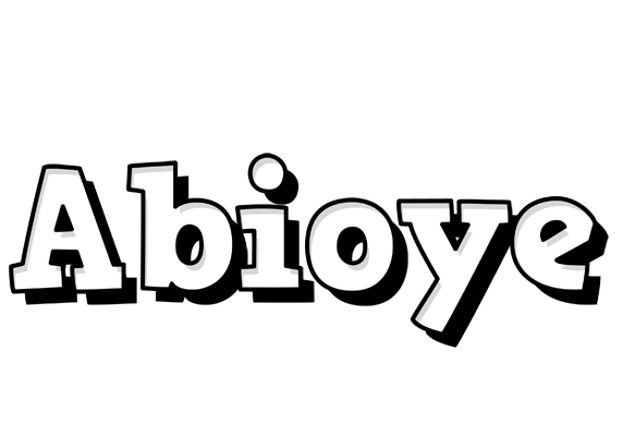 Abioye snowing logo