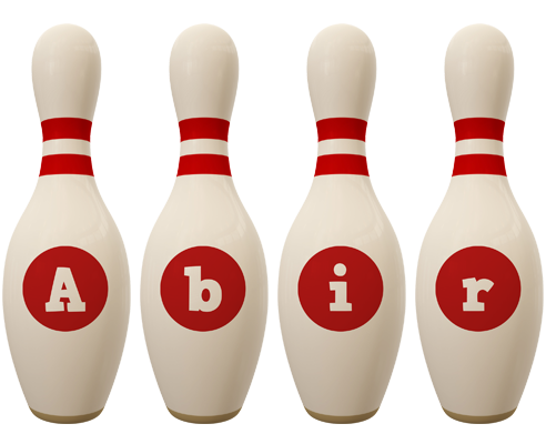 Abir bowling-pin logo