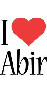 Abir i-love logo