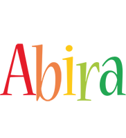 Abira birthday logo