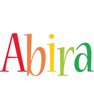 Abira birthday logo