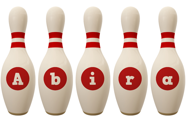 Abira bowling-pin logo