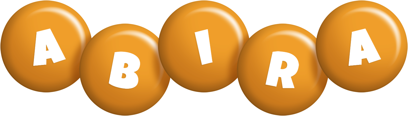 Abira candy-orange logo