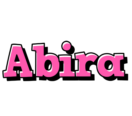 Abira girlish logo