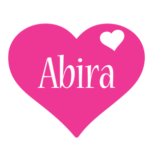 Abira love-heart logo