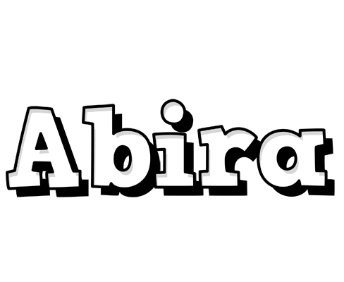 Abira snowing logo