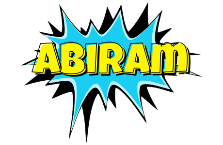 Abiram amazing logo