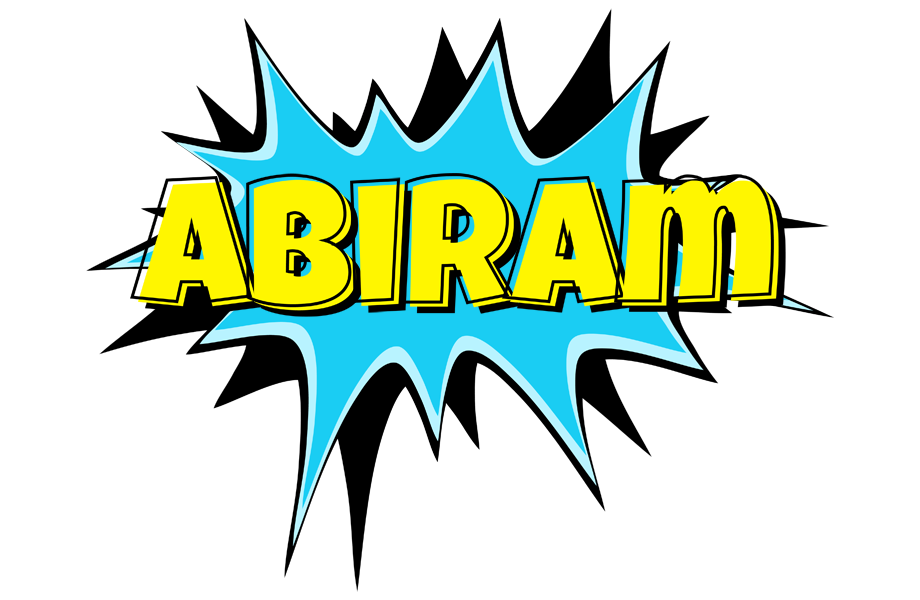 Abiram amazing logo