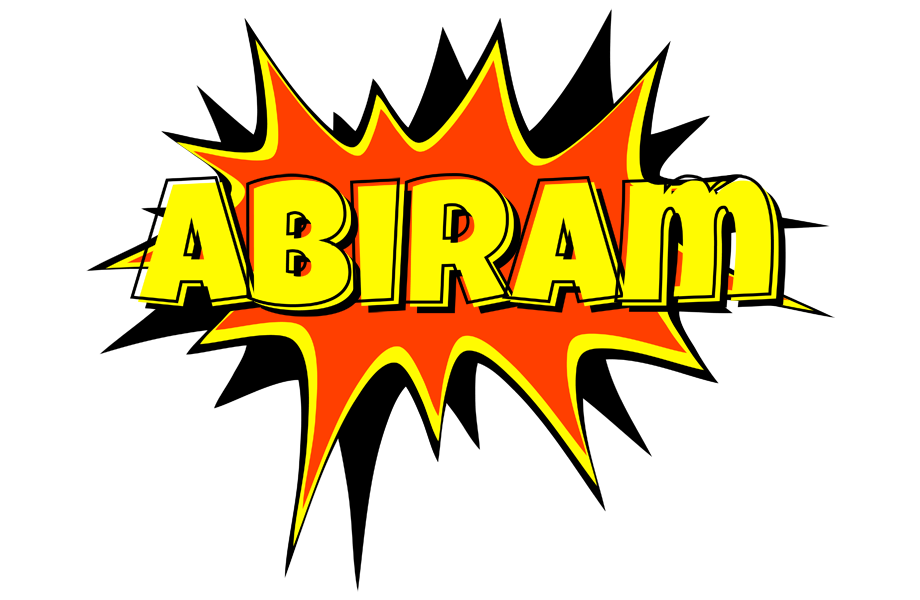 Abiram bazinga logo